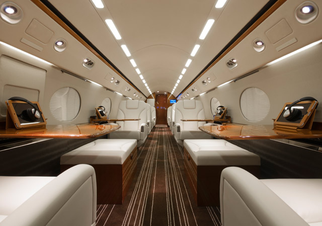 Gulfstream IV interior