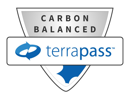 Carbon Balance terrapass badge.